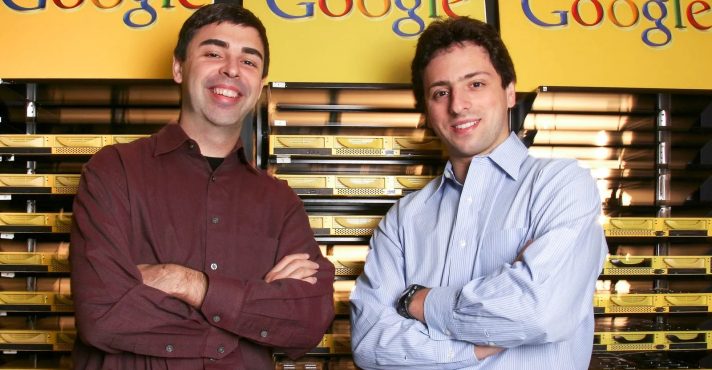 O russo Sergey Brin e o norte-americano Larry Page: mais do que ganhar dinheiro com o YouTube, o importante naquele momento era neutralizar o concorrente que frustrou o lançamento do Google Video | Foto: Reprodução/Redes sociais