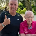Foto de Zagallo e Mario Cesar Zagallo