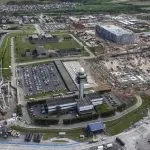 Imagem aérea do Aeroporto de Guarulhos