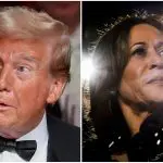 Donald Trump e Kamala Harris disputam a cadeira presidencial dos Estados Unidos nesta terça-feira, 5 | Foto: Brendan McDermid & Evelyn Hockstein/Reuters