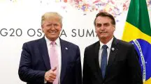 Encontro bilateral entre Donald Trump e Jair Bolsonaro, em 20 de junho de 2019