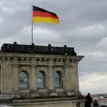 Fachada do Reichstag — o Parlamento da Alemanha