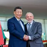 Lula e Xi Jinping se encontraram na manhã desta quarta-feira, 20 | Foto: Ricardo Stuckert/PR