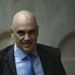 O ministro Alexandre de Moraes, do STF, durante uma sessão plenária - 27/11/2024 | Foto: Mateus Bonomi/Estadão Conteúdo