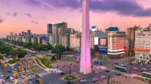 Em uma pontuação que vai de 44 a 83, Buenos Aires alcança a nota 82,8, à frente de Rio de Janeiro (70,2) e São Paulo (69,3) | Foto: Reprodução: Twitter/X