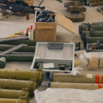 Armamento Hezbollah apreendido por Israel