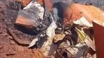 Avião da FAB caiu em Pirassununga