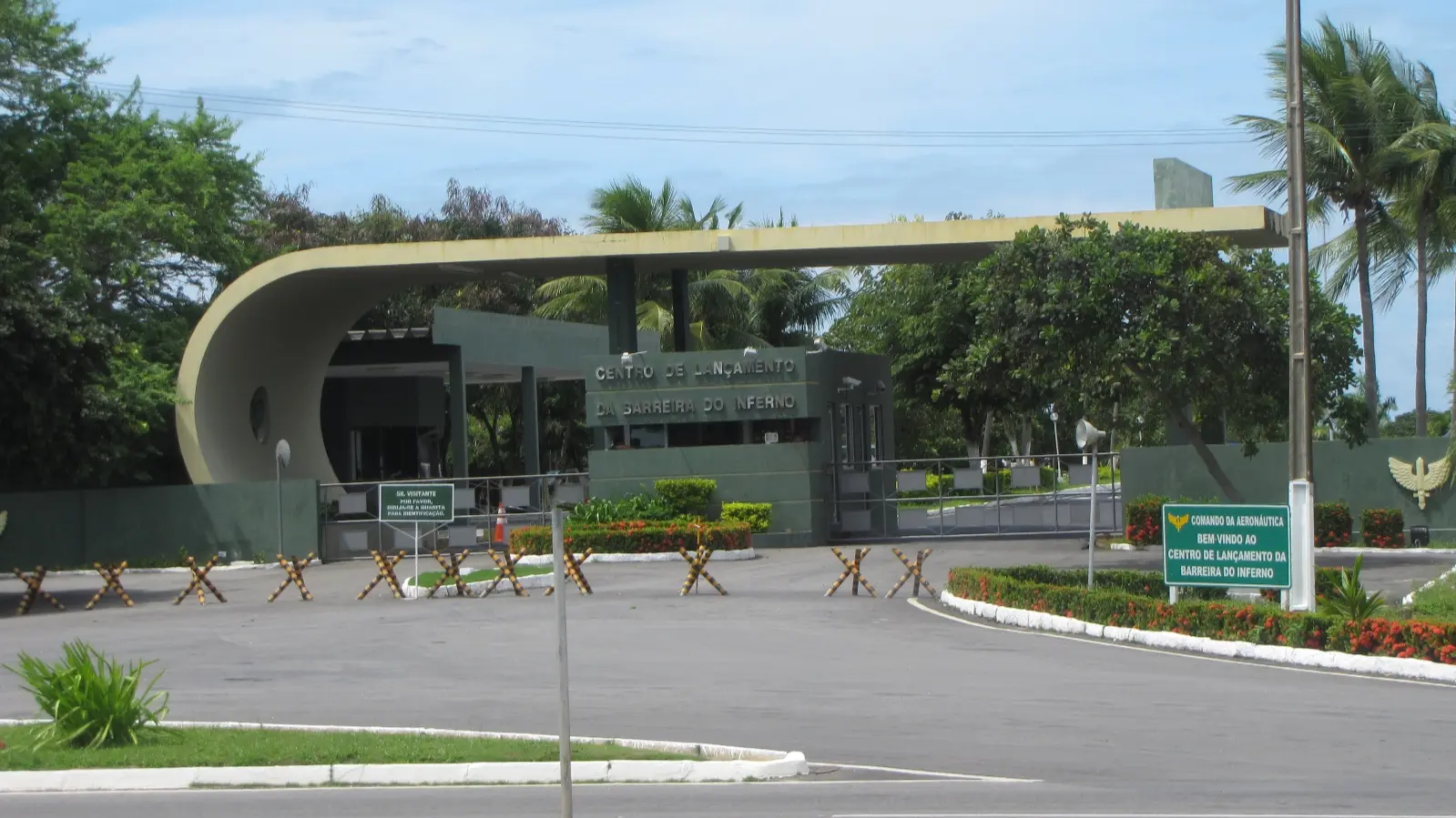 Barreira do Inferno, de onde o foguete será lançado | Foto: Paulo Henrique/Wikimedia Commons