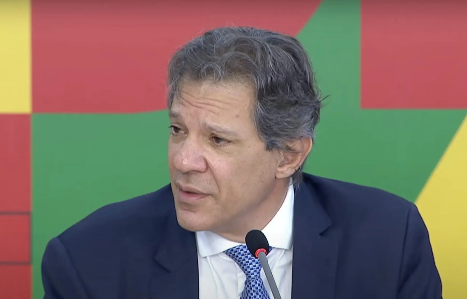 Fernando Haddad em coletiva de imprensa | Foto: Reprodução/Youtube