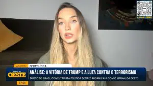 Desirée Rugani, analista política, comentou a guerra entre Hamas e Israel