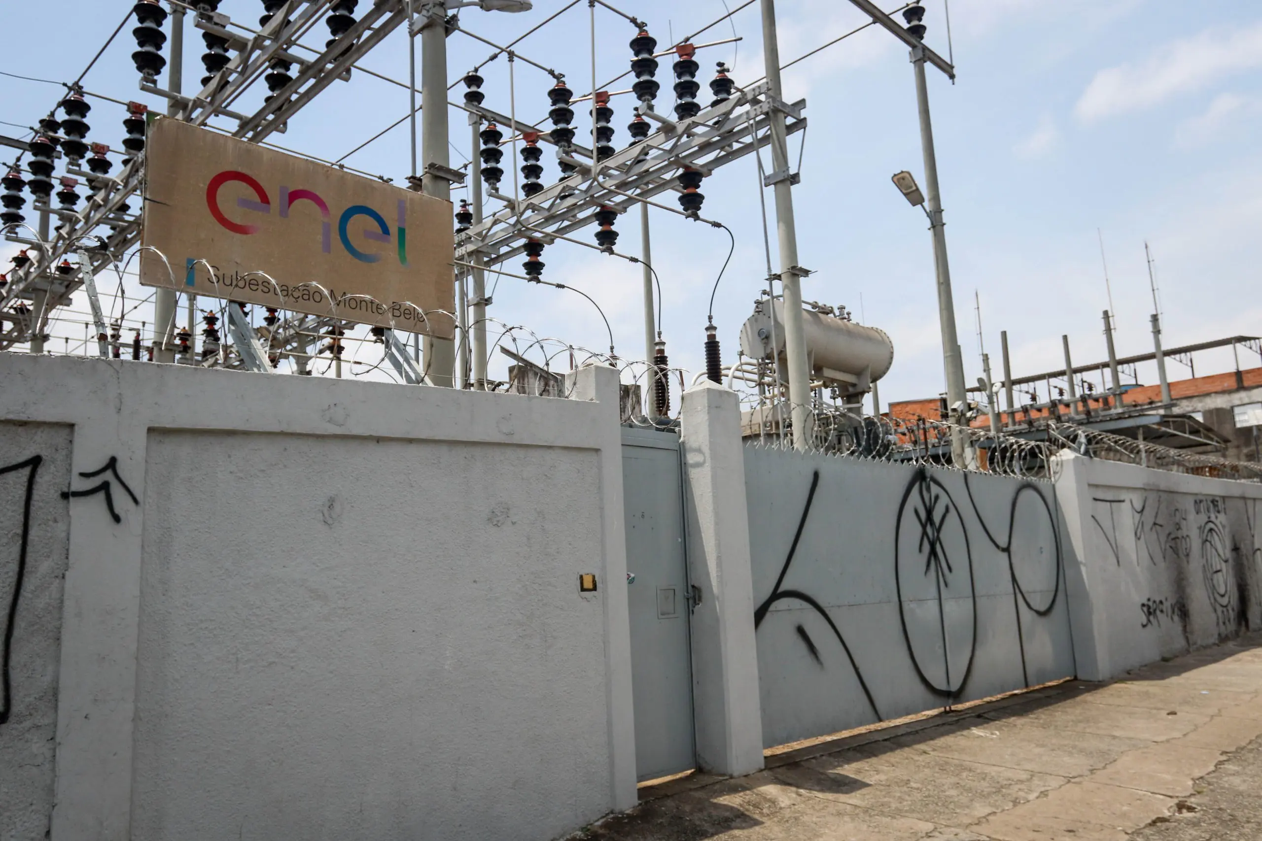 Na foto, subestação da Enel em Osasco, na grande São Paulo