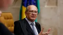 Gilmar Mendes, durante sessão plenária no STF, no edifício-sede da Corte, em Brasília - 14/11/2024 | Foto: Wilton Junior/Estadão Conteúdo