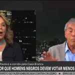 Sandra Coutinho e Demétrio Magnoli discordam sobre o motivo do fracasso de Kamala Harris | Foto: Reprodução/GloboNews