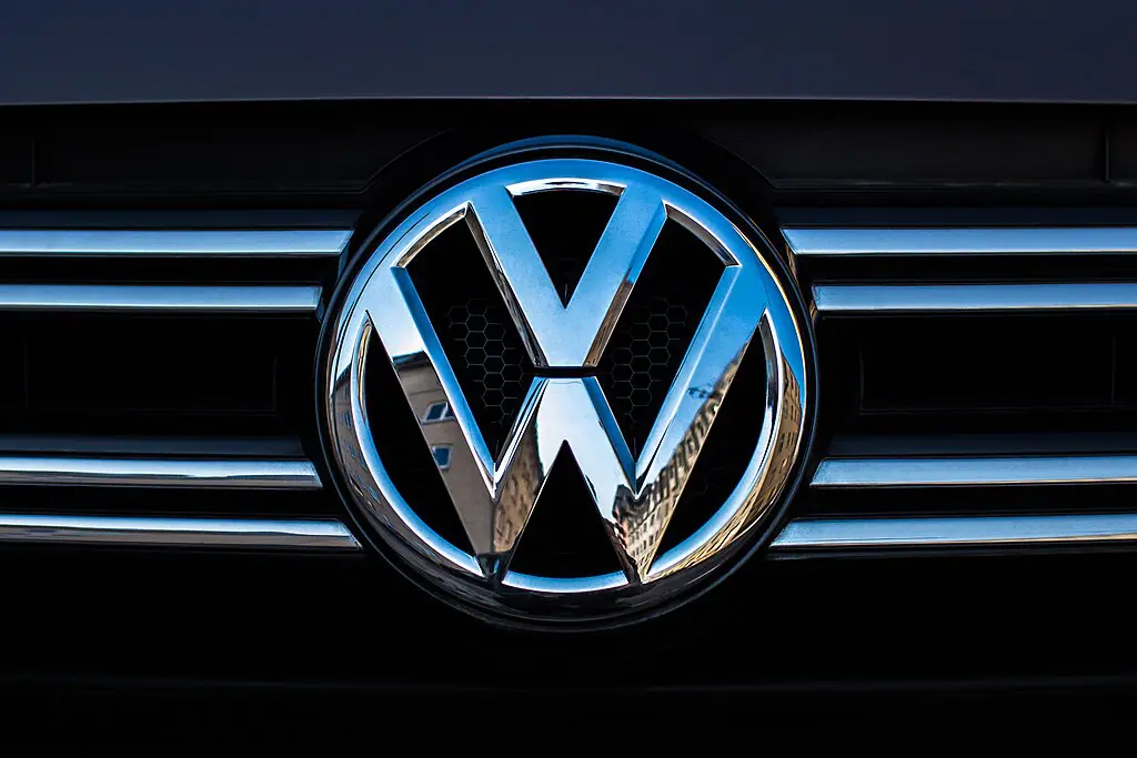 Logo da gigante automotiva alemã Volkswagen
