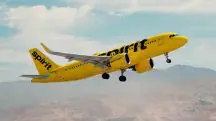 Avião da Spirit Airlines foi baleado no Haiti | Foto: Divulgação/Spirit Airlines