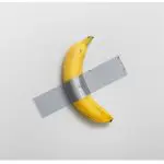 A obra com banana gerou polêmica durante o lançamento, que ocorreu em 2019 | Foto: Divulgação/Sotheby's