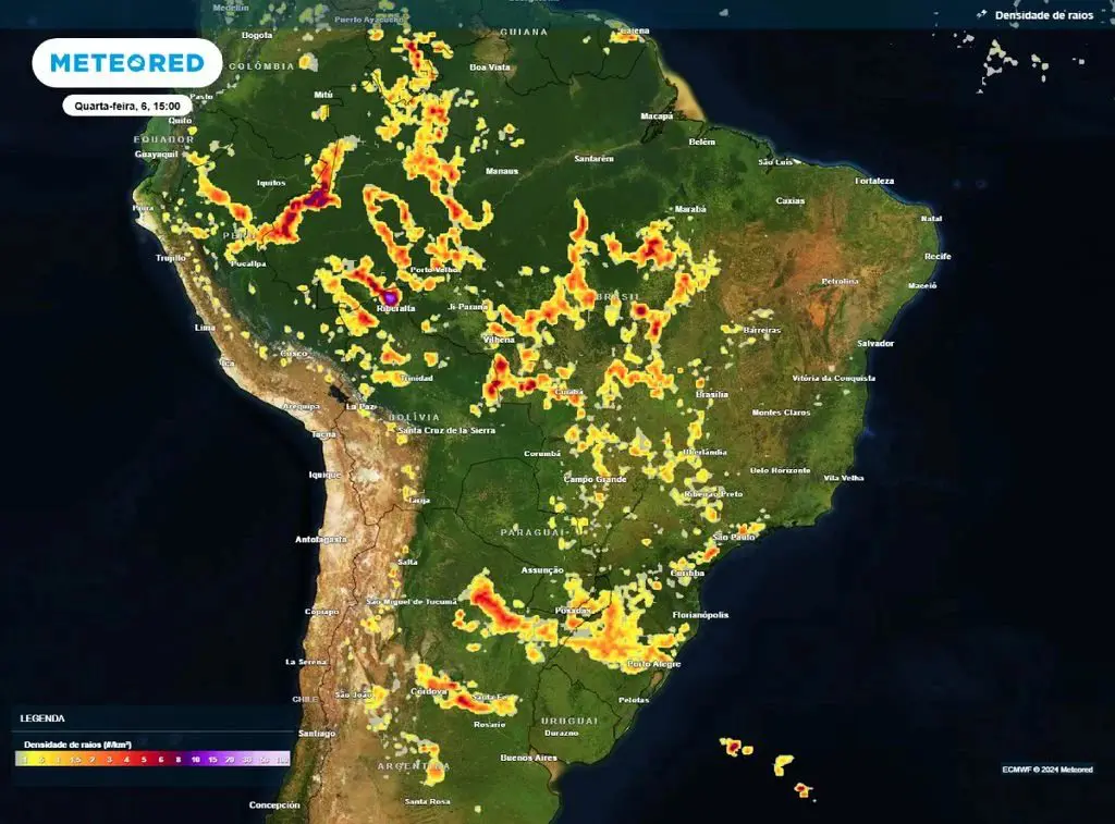 Na metade sul gaúcha, o tempo segue nublado, mas com chuvas de fraca intensidade | Foto: Divulgação/Meteored