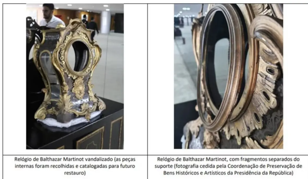 A restauração do relógio foi considerada um grande desafio | Foto: Divulgação/STF