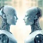 Vídeo no Instagram mostra como a tecnologia caminha rapidamente para criar réplicas de humanos com características que podem se aproximar do padrão de perfeição | Foto: Reprodução/Redes sociais