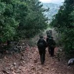 Soldados da Força de Israel em exercício militar