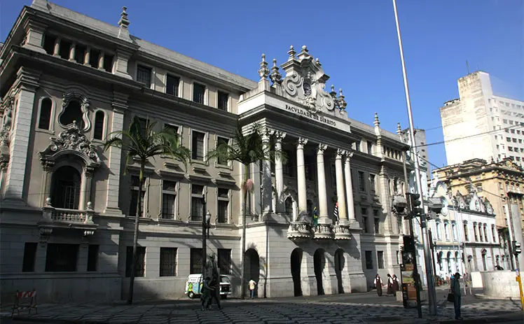 O Largo São Francisco, onde fica a Faculdade de Direito da Universidade de São Paulo (USP) | Foto: Divulgação/Governo de São Paulo