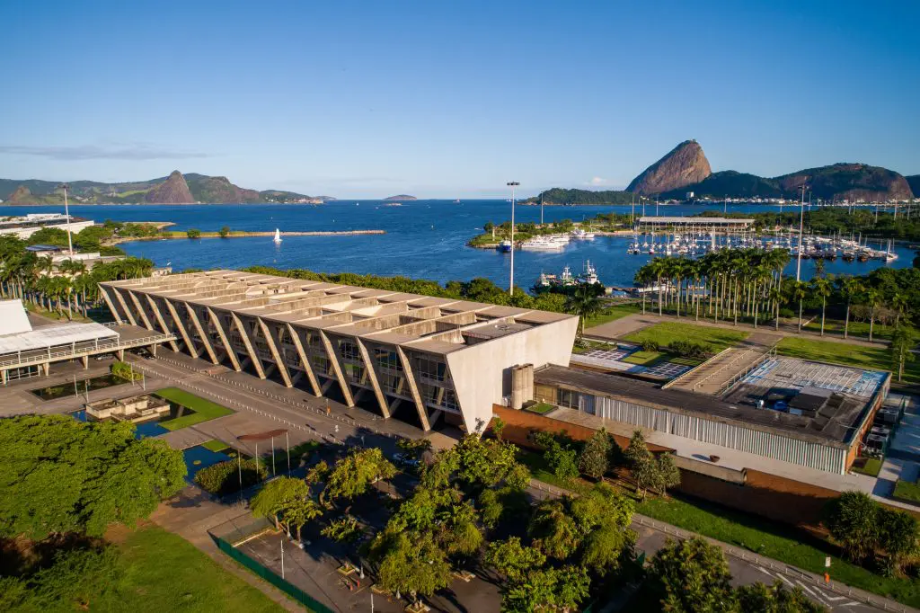 Vista do Museu de Arte Moderna do Rio de Janeiro, local onde vai ocorrer o encontro do G20