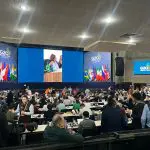 Sala de imprensa do G20 no Museu de Arte Moderna (MAM) do Rio de Janeiro | Foto: Carlo Cauti - Revista Oeste