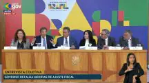 Coletiva de imprensa com Fernando Haddad | Foto: Reprodução/YouTube/CanalGov