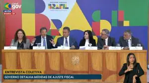 Coletiva de imprensa com Fernando Haddad | Foto: Reprodução/YouTube/CanalGov