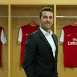 Ex-jogador do Corinthians, da Seleção Brasileira e do próprio Arsenal, Edu Gaspar construiu carreira sólida no futebol europeu e indica que pode estar a caminho de um desafio ainda maior | Foto: Arsenal/Divulgação