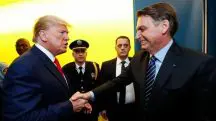 Donald Trump apoia o ex-presidente Jair Bolsonaro (PL) | Foto: Alan Santos/PR via BBC