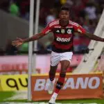 Bruno Henrique, atacante do Flamengo, em campo