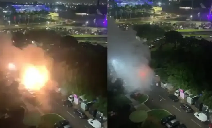 Explosões em Brasília resultaram em uma morte | Foto: Reprodução/Twitter/X