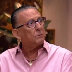 Foto de Galvão Bueno no programa É de Casa, da TV Globo