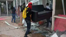 Manifestantes da esquerda depredaram o Congresso Nacional em maio de 2017 | Foto: Arquivo/Reprodução/EBC