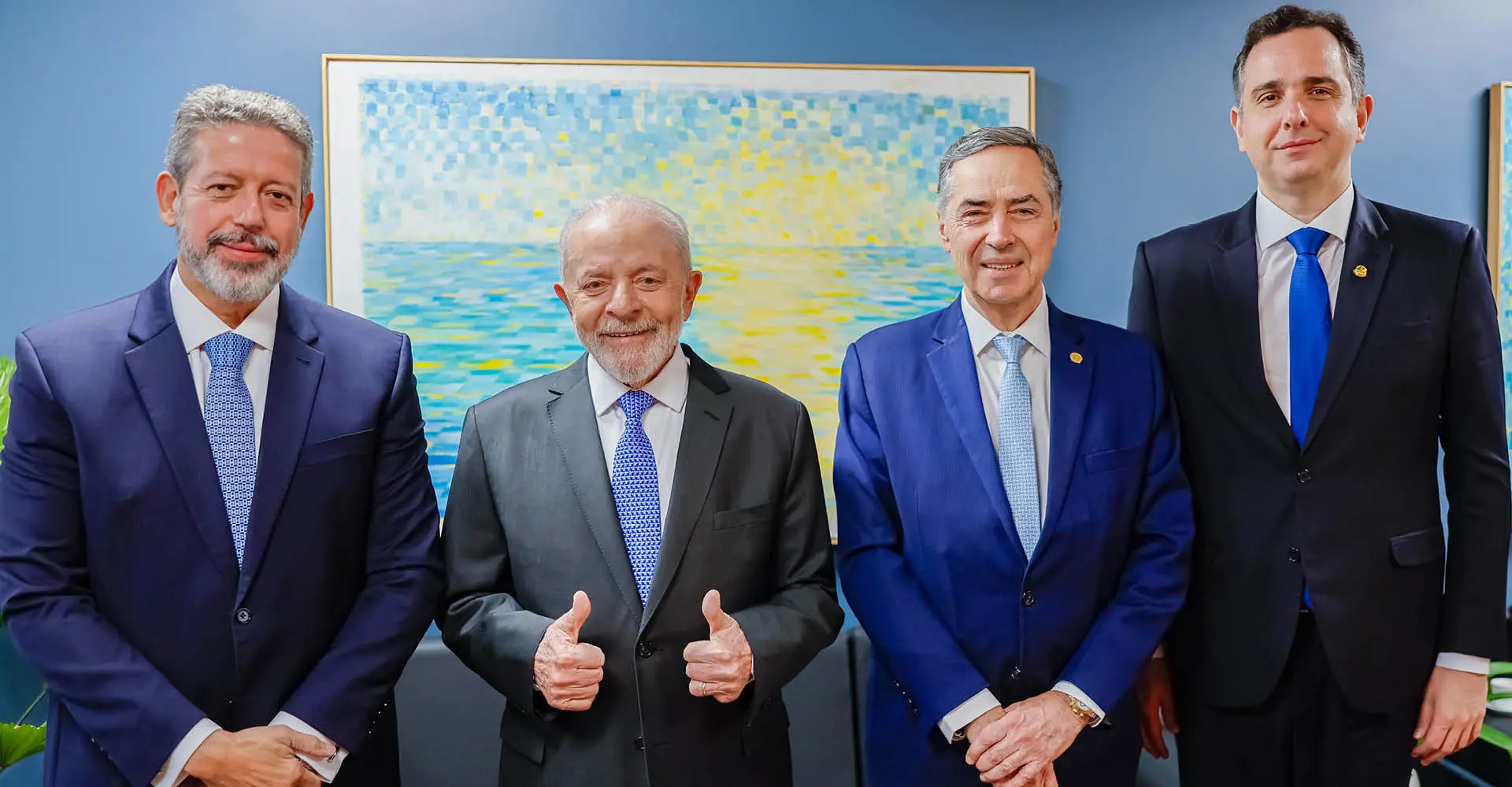 Lira, Lula, Barroso e Pacheco