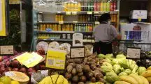 Supermercado na zona sul do Rio de Janeiro, em alusão à matéria sobre a inflação nos últimos 12 meses no Brasil