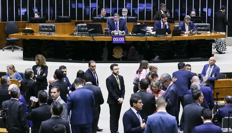 Sessão plenária na Câmara dos Deputados, em outubro de 2023