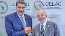 Lula durante reunião bilateral com o ditador da Venezuela, Nicolás Maduro, em Kingstown, São Vicente e Granadinas (1/3/2024) | Foto: Ricardo Stuckert/PR