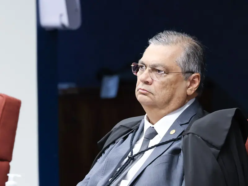 Ministro Flávio Dino, em sessão da Primeira Turma do STF