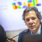 Ministro da Fazenda, Fernando Haddad, em café da manhã com jornalistas, nesta sexta-feira, 20