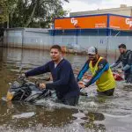 Frente fria causa transtornos no Rio Grande do Sul