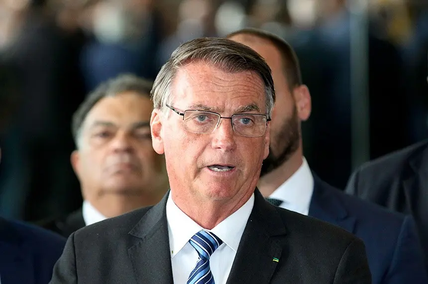 O ex-presidente Jair Bolsonaro: critérios do IBGE são usados para 'inflar' dados favoráveis ao governo | Foto: Fabio Rodrigues Pozzebom/Agência Brasi