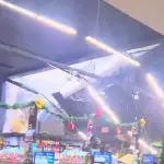 Chuva com granizo derruba teto de supermercado em Barueri (SP) | Foto: Twitter-X/Reprodução