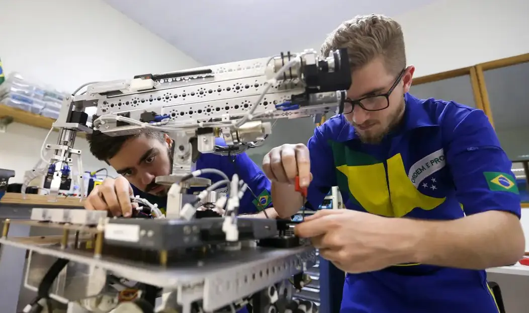 Estudante de curso profissionalizante