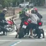 O crime foi registrado em vídeo por uma testemunha dentro de um carro próximo ao local do crime | Foto: Reprodução/Redes sociais