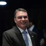 O senador Flávio Bolsonaro (PL-RJ), durante sessão plenária | Foto: Saulo Cruz/Agência Senado