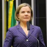 Gleisi Hoffmann fez publicação no X para defender o presidente Lula | Foto: Divulgação/PT