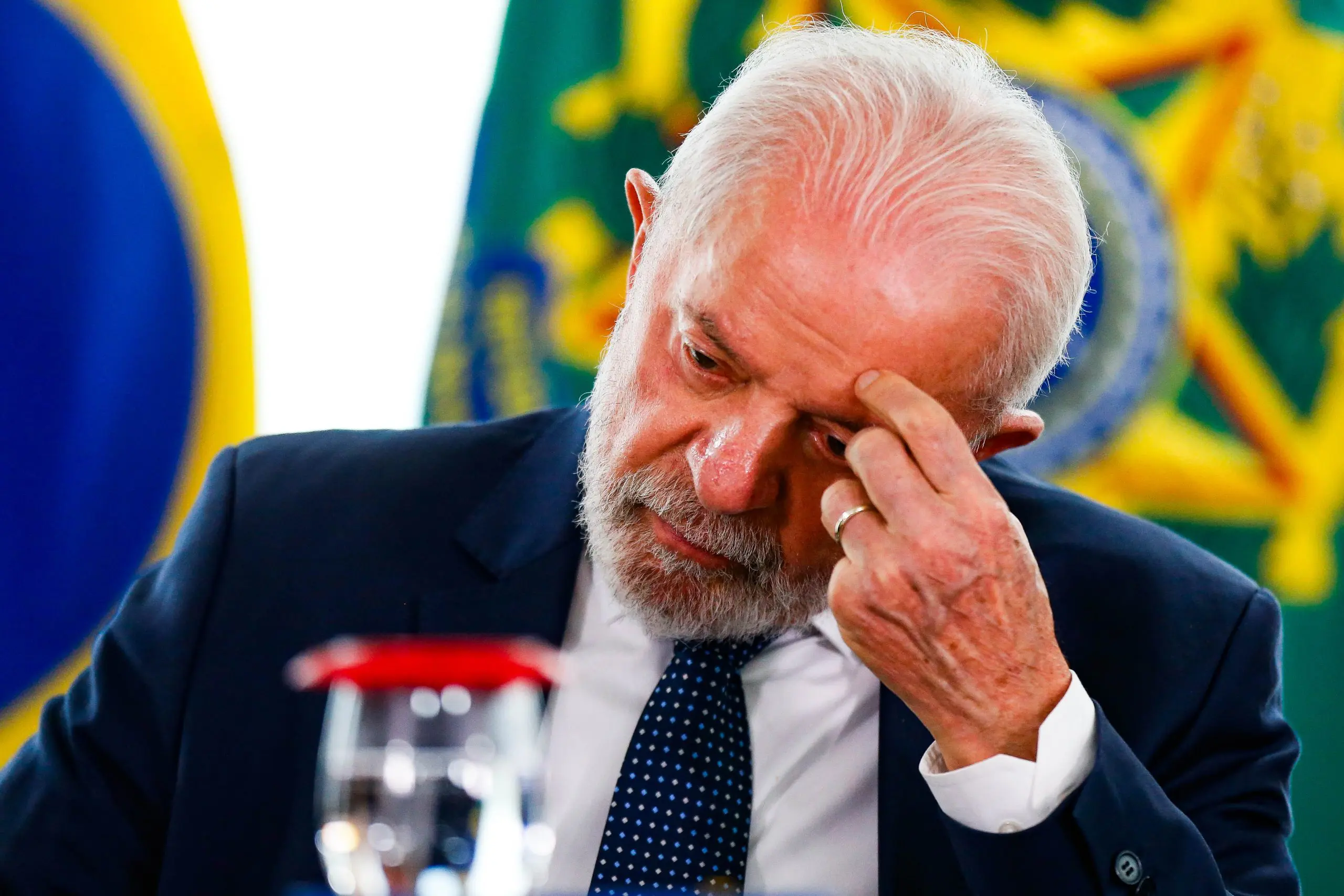 Lula, em cerimônia de assinatura de aditivo para obras da Transnordestina, no Palácio do Planalto, em Brasília - 27/11/2024 | Foto: Wilton Junior/Estadão Conteúdo