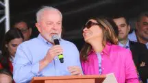 Meme com foto de Janja e Lula viralizou nas redes | Foto: Fabio Rodrigues-Pozzebom/Agência Brasil